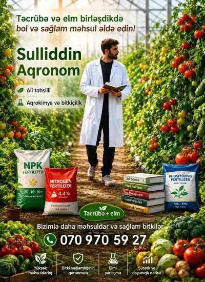AQRONOM XİDMƏTİ — Kənd/Təs Xidmətləri, Bakı
